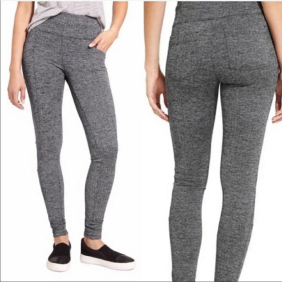 Athleta size xsmall tweed pants Athleisure legging - Picture 2 of 7